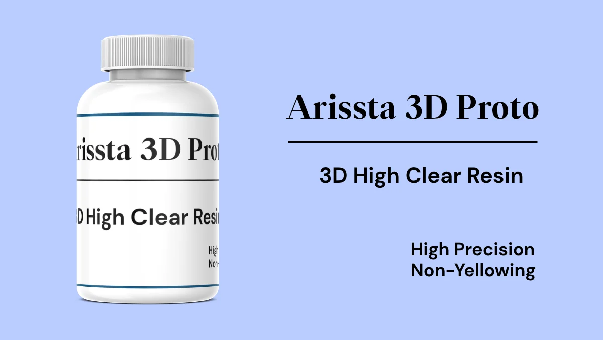 High Clear Resin used for Stereolithography 3D Printing
